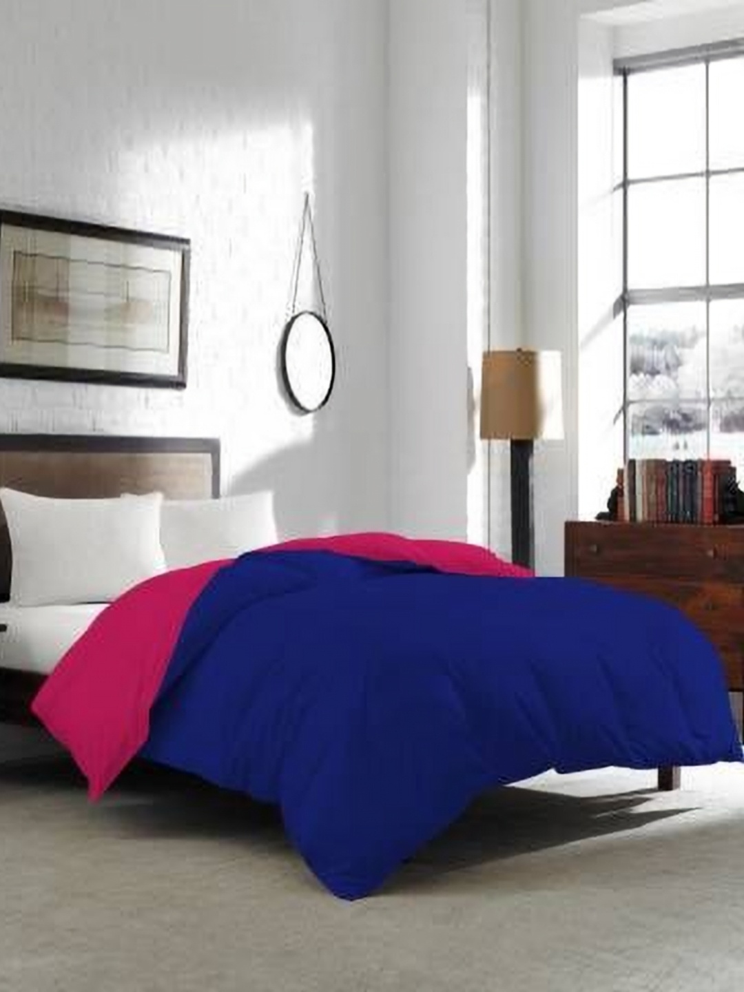 CURIOUS LIFESTYLE Pink & Blue Microfiber Heavy Winter 300 GSM Double King Bed Comforter
CURIOUS LIFESTYLE Pink & Blue Microfiber Heavy Winter 300 GSM Double King Bed Comforter