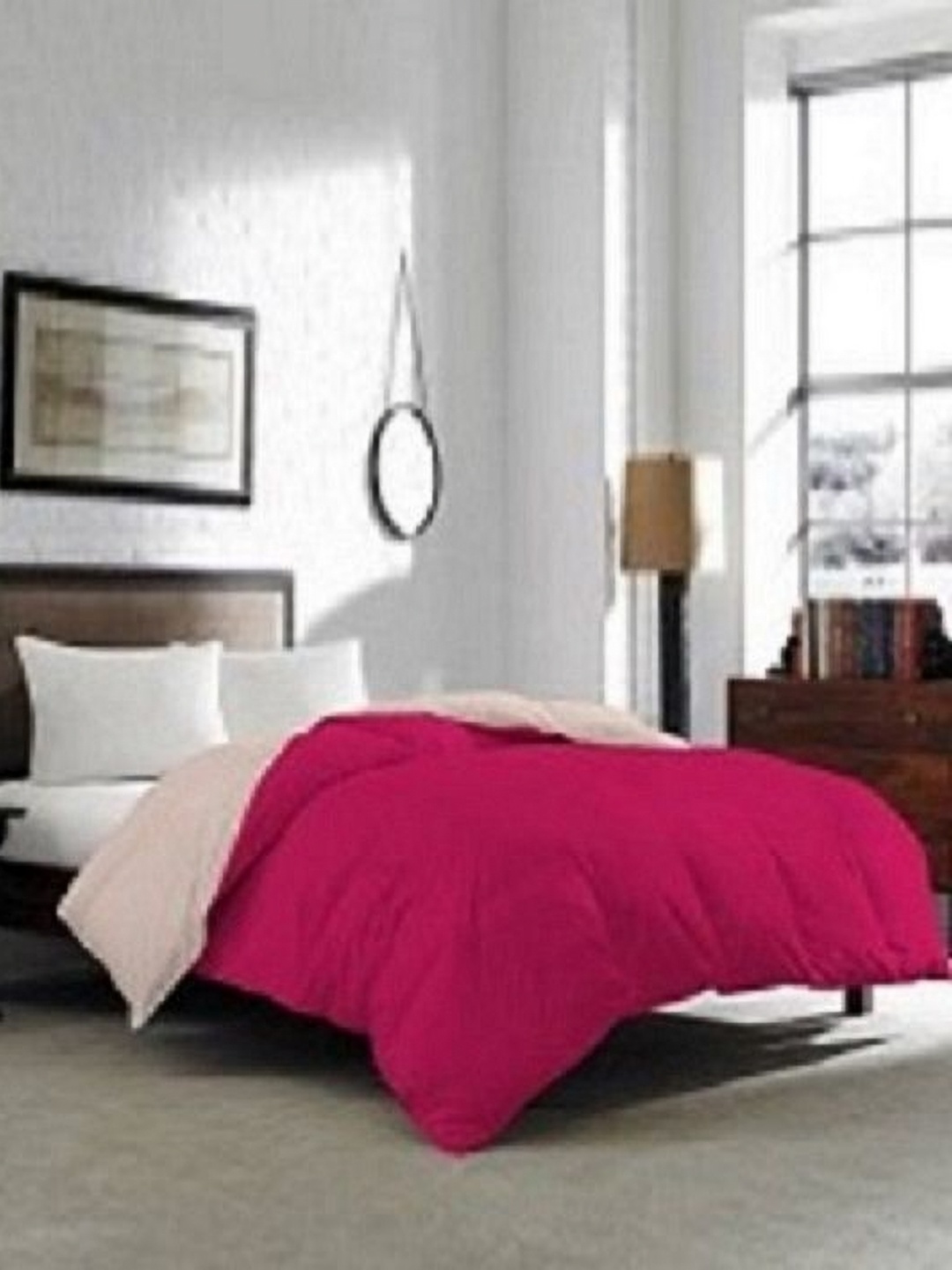 CURIOUS LIFESTYLE Pink & Beige Microfiber Heavy Winter 300 GSM Double King Bed Comforter
CURIOUS LIFESTYLE Pink & Beige Microfiber Heavy Winter 300 GSM Double King Bed Comforter