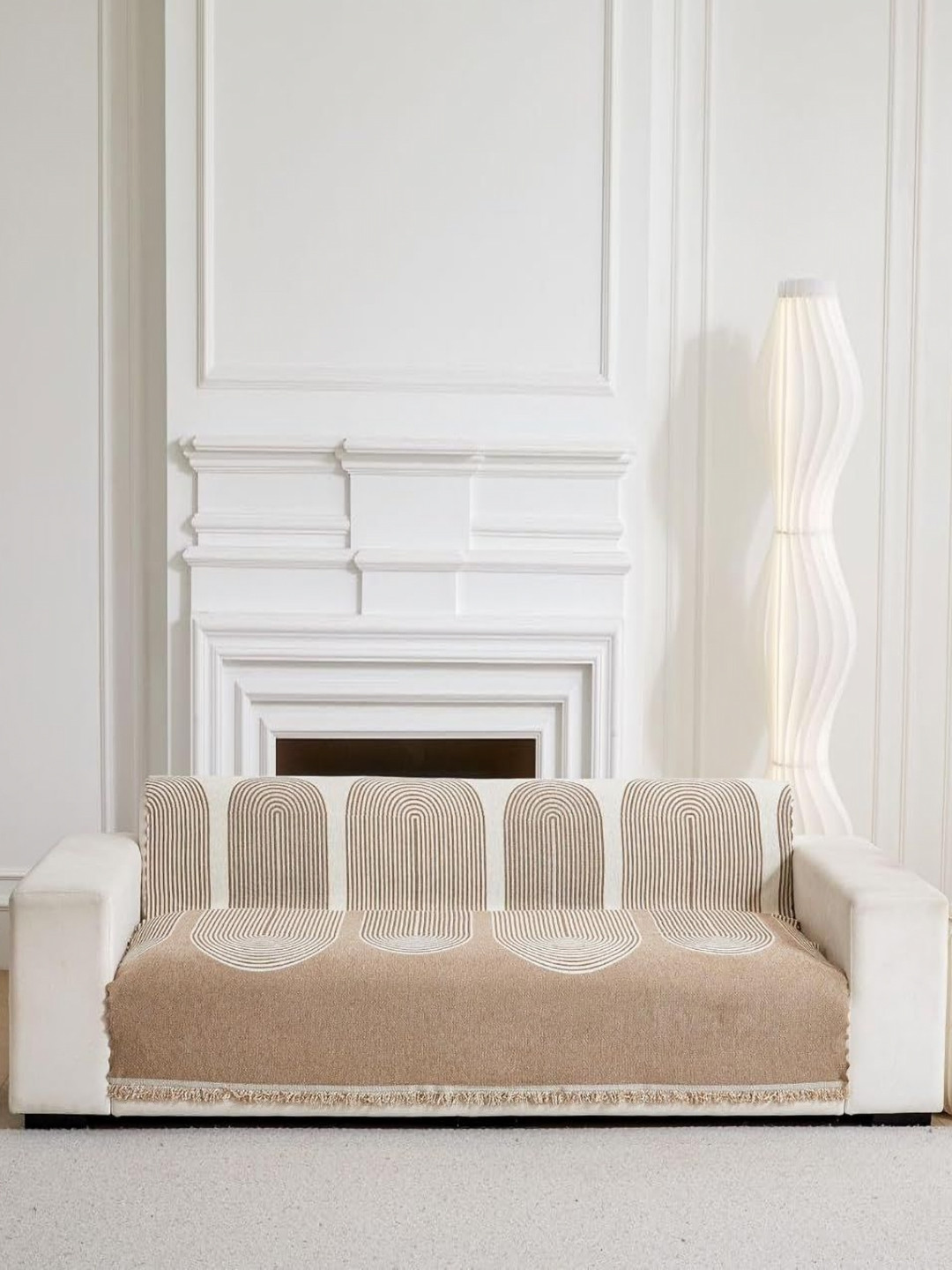 HomeCloud Beige & Brown Printed Cotton Reversible 1 Seater Sofa Cover 
HomeCloud Beige & Brown Printed Cotton Reversible 1 Seater Sofa Cover