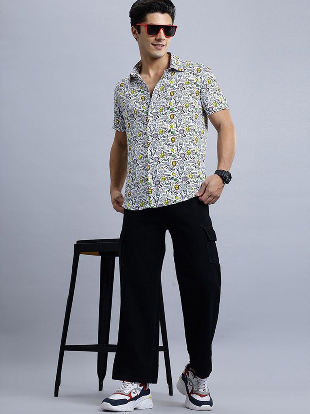 Wear Your Opinion Men Relaxed Spread Collar Conversational Printed Casual Shirt, White
Wear Your Opinion Men Relaxed Spread Collar Conversational Printed Casual Shirt, White