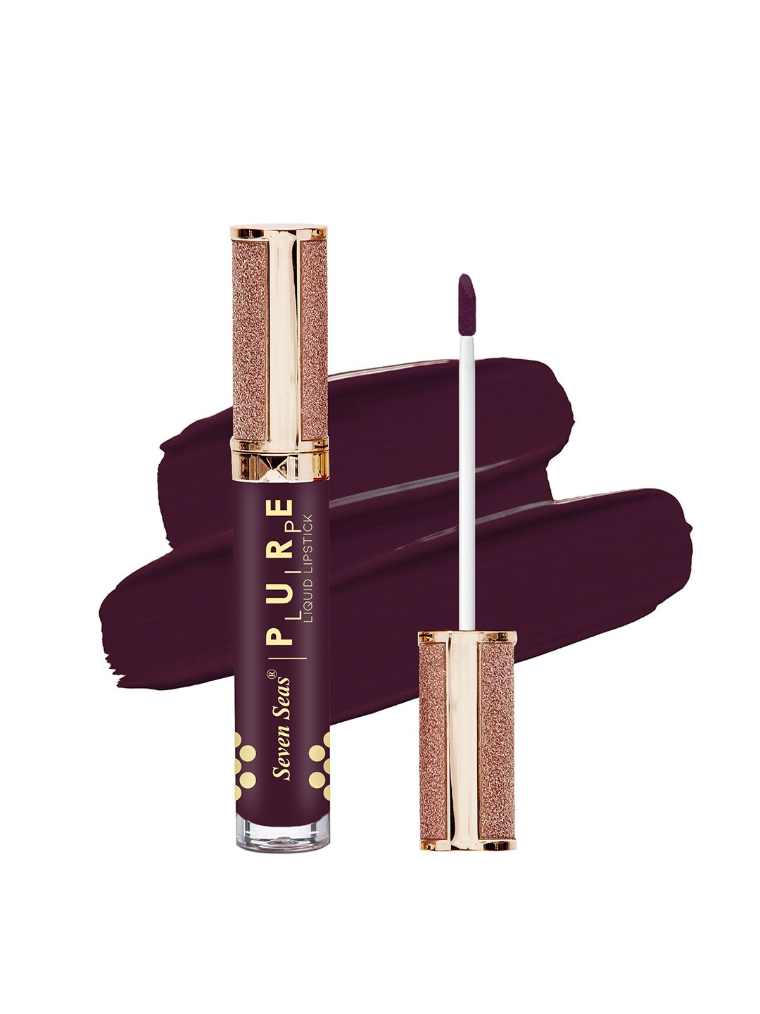Seven Seas Pure Lip Highly Pigmented Long Lasting Smudge Proof Liquid Lipstick 7ml- Castro, Purple
Seven Seas Pure Lip Highly Pigmented Long Lasting Smudge Proof Liquid Lipstick 7ml- Castro, Purple