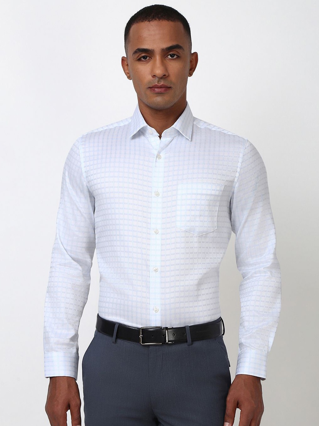 Peter England Elite Men Spread Collar Tartan Checked Cotton Slim Fit Formal Shirt, White
Peter England Elite Men Spread Collar Tartan Checked Cotton Slim Fit Formal Shirt, White