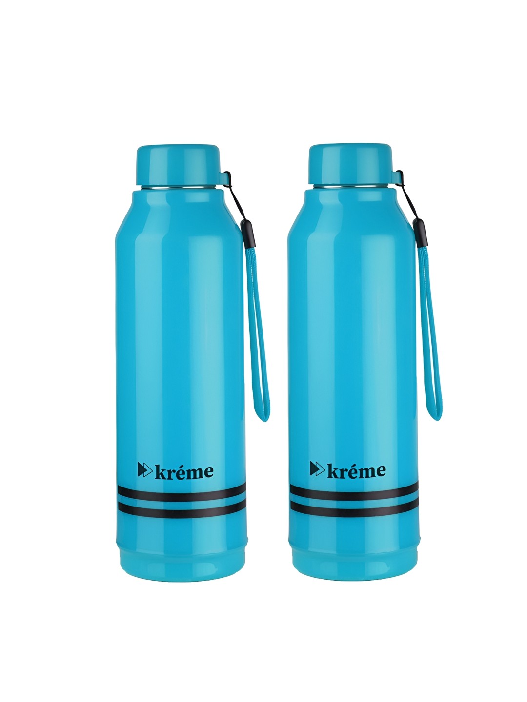 Kreme ADVTR Blue 2 Pieces Stainless Steel Printed Double Wall Vacuum Water Bottle-750 ml
Kreme ADVTR Blue 2 Pieces Stainless Steel Printed Double Wall Vacuum Water Bottle-750 ml