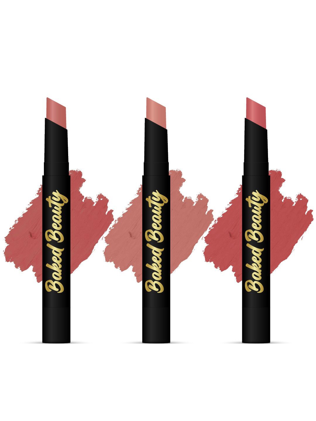 Baked Beauty Set Of 3 Lip Crayon Lipstick With Vitamin E - 2.5g Each- MO 01-MO 02-MO 03, Brown
Baked Beauty Set Of 3 Lip Crayon Lipstick With Vitamin E - 2.5g Each- MO 01-MO 02-MO 03, Brown