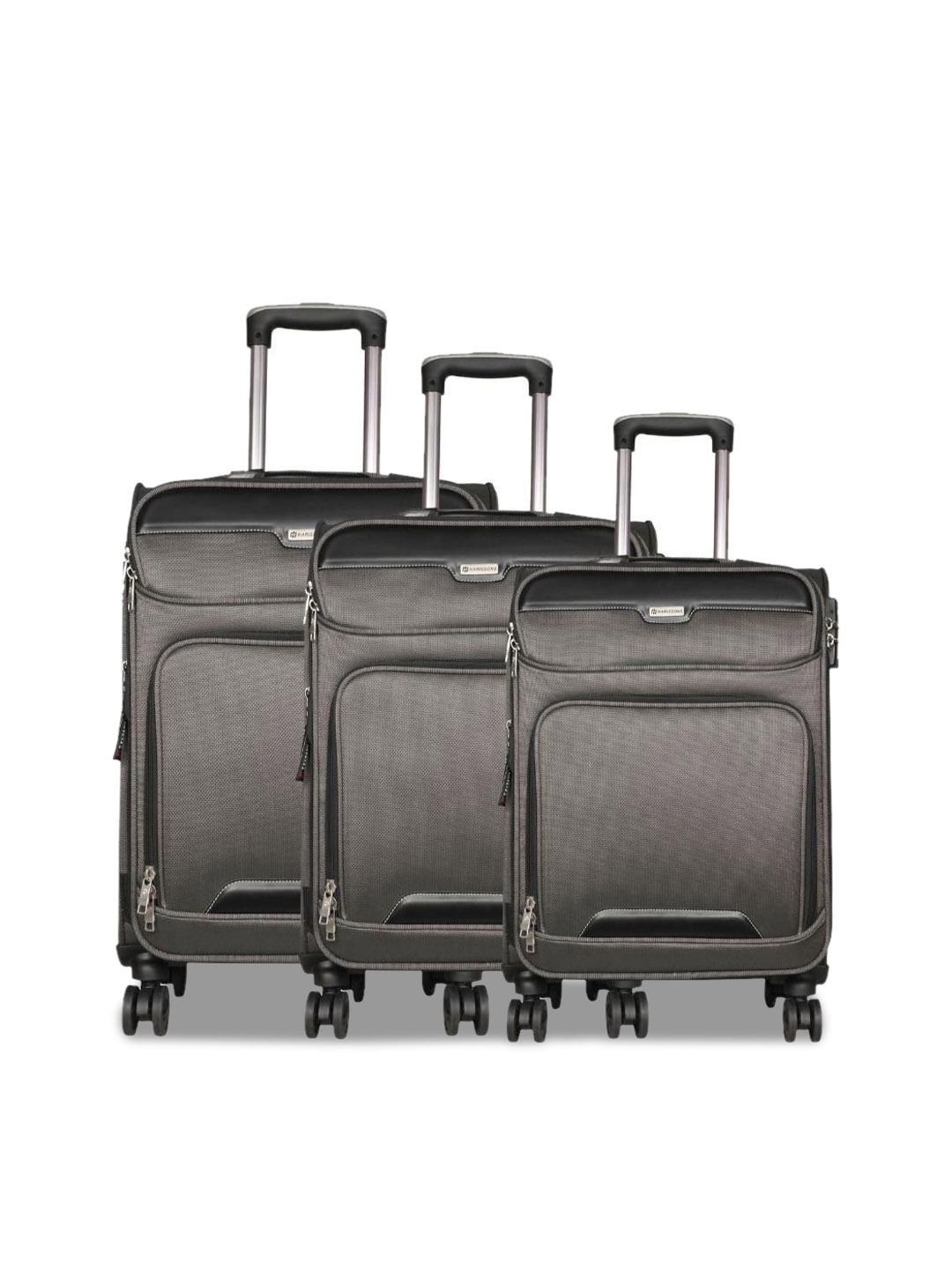 Harissons Stellar Upright Set Of 3 Textured Luggage Trolley Bag, Grey
Harissons Stellar Upright Set Of 3 Textured Luggage Trolley Bag, Grey