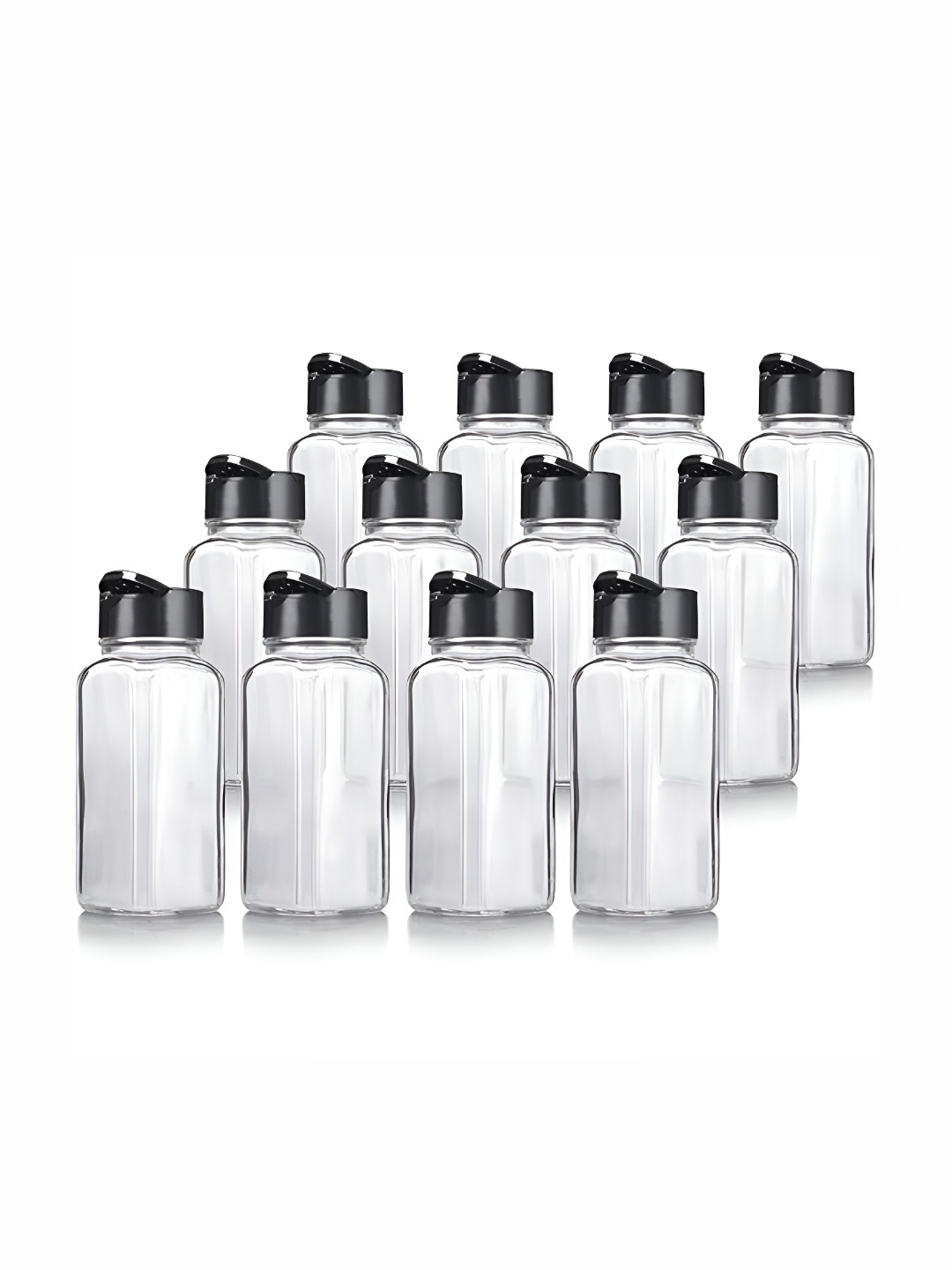 CROCO JAR Transparent 12 Pcs Clear Glass Square Spice Jars with Two Sided Sifter Cap 120ml
CROCO JAR Transparent 12 Pcs Clear Glass Square Spice Jars with Two Sided Sifter Cap 120ml