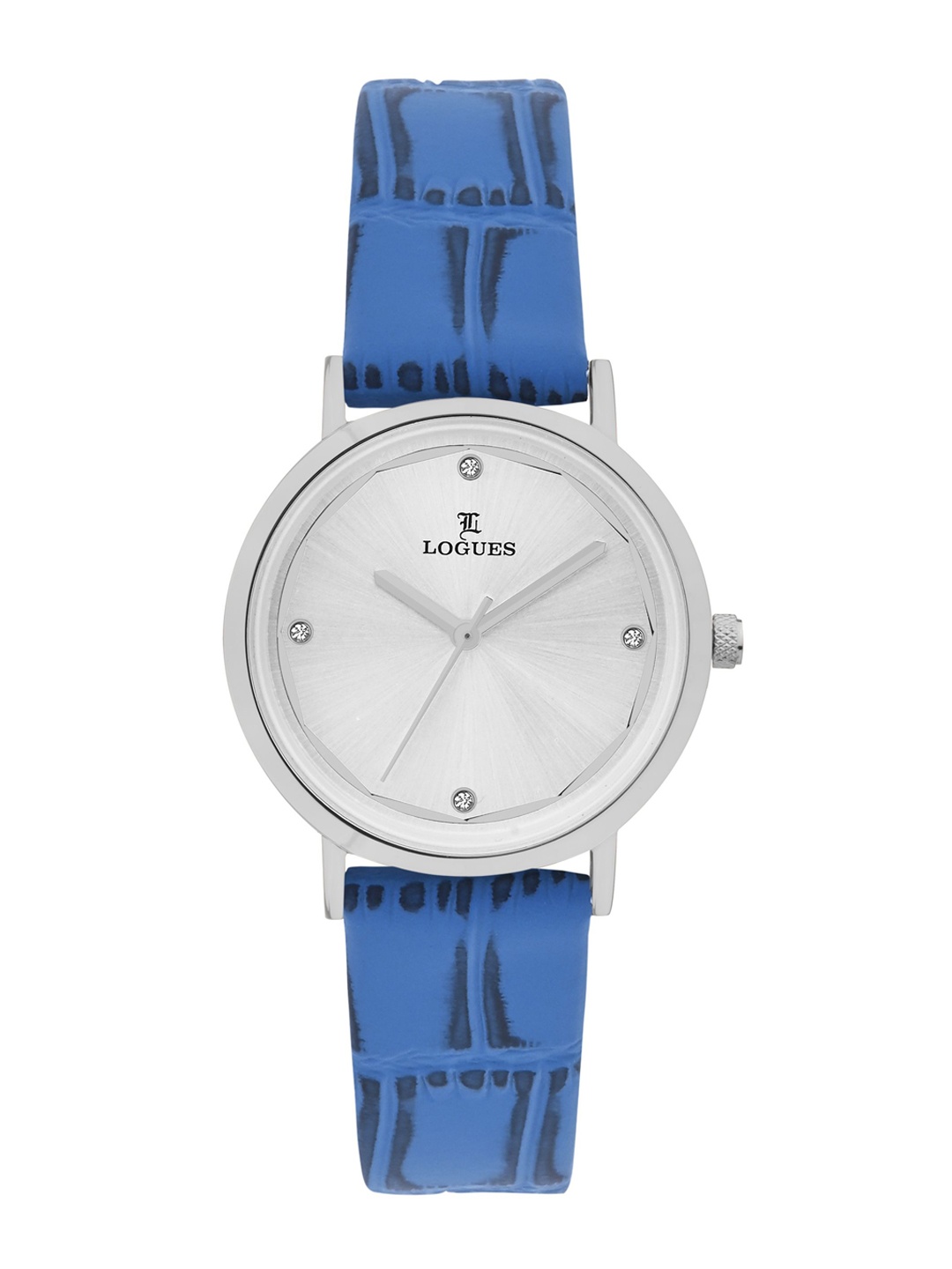 L LOGUES Women Brass Dial & Leather Bracelet Style Straps Analogue Watch L 5095 SL-37, Blue
L LOGUES Women Brass Dial & Leather Bracelet Style Straps Analogue Watch L 5095 SL-37, Blue