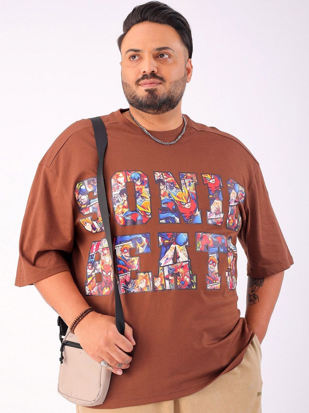 Hardsoda by The Indian Garage CoMen Plus Size Typography Printed Round Neck Cotton Relaxed Fit T-shirt, Brown
Hardsoda by The Indian Garage CoMen Plus Size Typography Printed Round Neck Cotton Relaxed Fit T-shirt, Brown