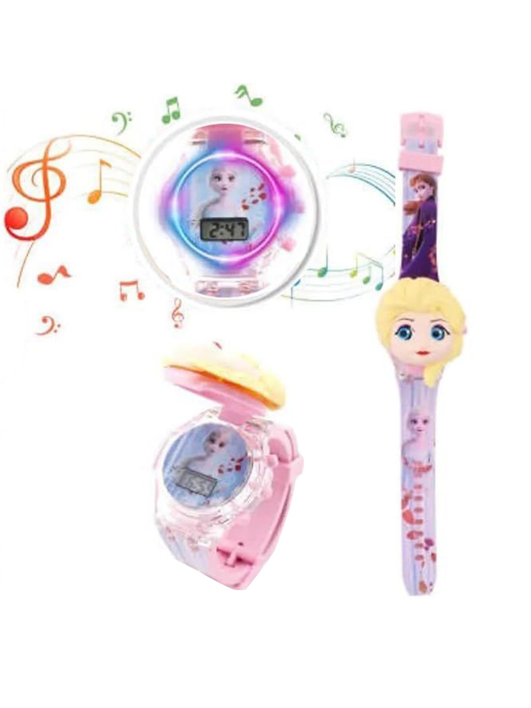 SWADESI STUFF Unisex Kids Printed Dial & Straps Digital Multi Function Automatic Watch 3D PRINCESS, Pink
SWADESI STUFF Unisex Kids Printed Dial & Straps Digital Multi Function Automatic Watch 3D PRINCESS, Pink
