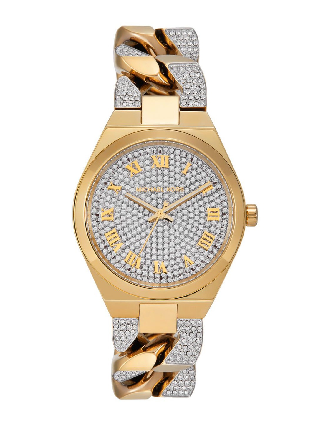 Michael Kors Women Embellished Dial & Stainless Steel Straps Analogue Watch AK_MK7487, Gold
Michael Kors Women Embellished Dial & Stainless Steel Straps Analogue Watch AK_MK7487, Gold