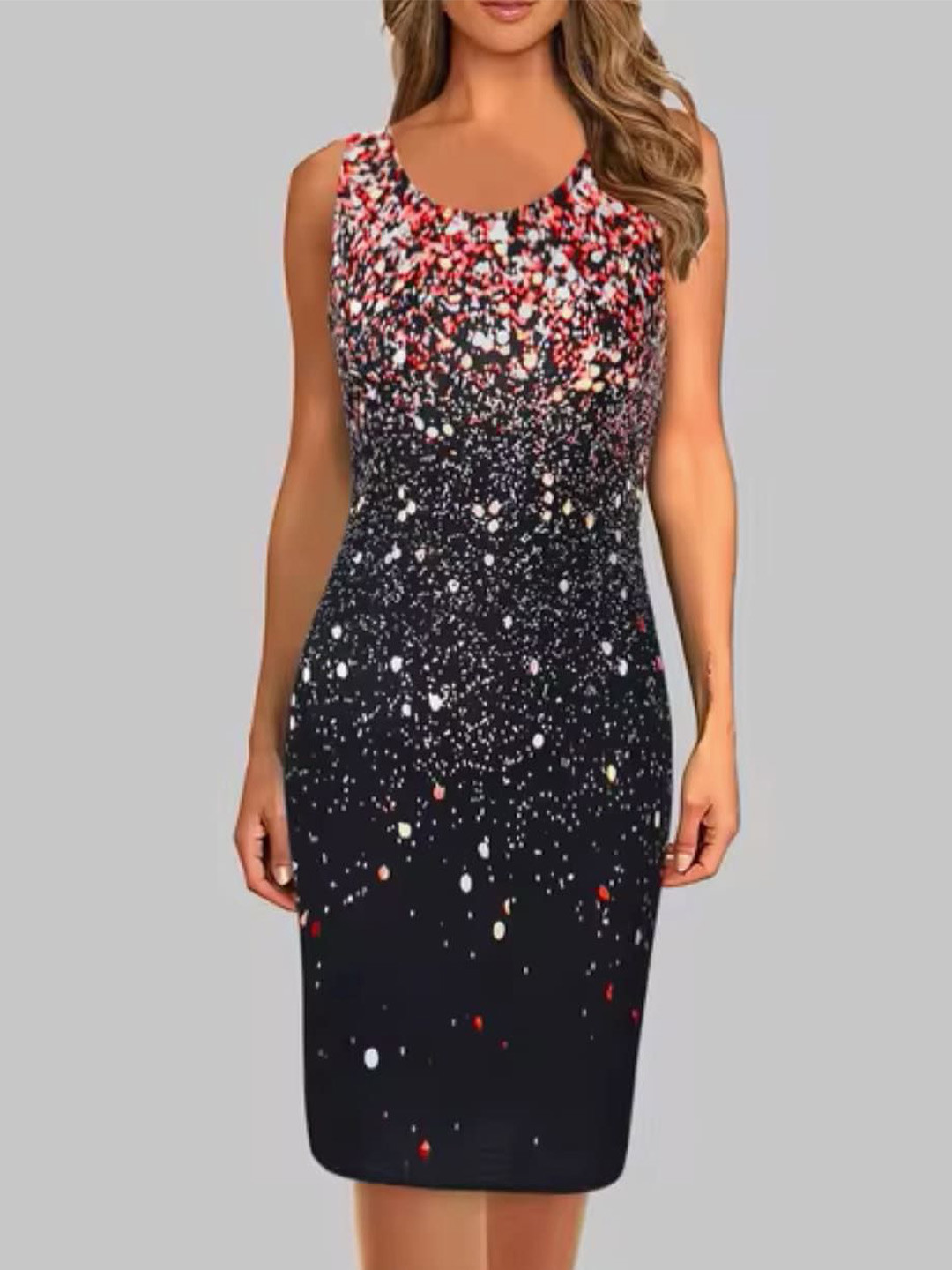 StyleCast Printed Fit and Flare Mini Dress, Red 
StyleCast Printed Fit and Flare Mini Dress, Red