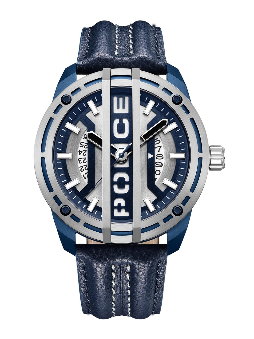 Police Men Printed Dial & Leather Textured Straps Analogue Watch PLPEWGB0039841, Silver
Police Men Printed Dial & Leather Textured Straps Analogue Watch PLPEWGB0039841, Silver