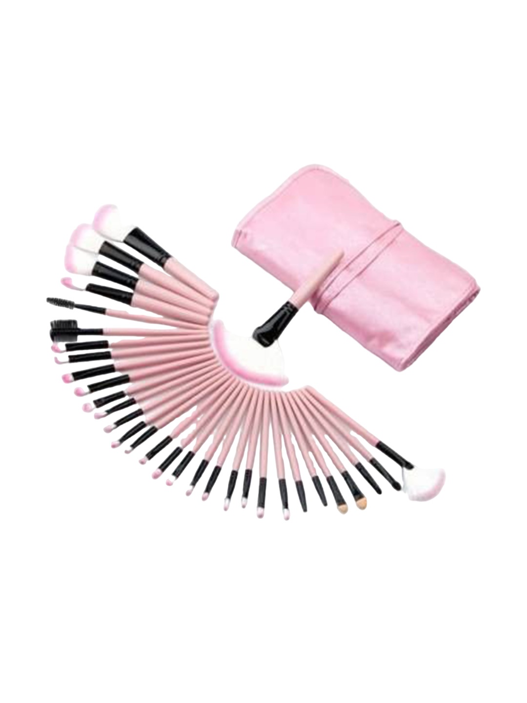 Yoana Set Of 24 Professional Natural Cosmetic Makeup Brushes Set With Pouch Case, Pink
Yoana Set Of 24 Professional Natural Cosmetic Makeup Brushes Set With Pouch Case, Pink