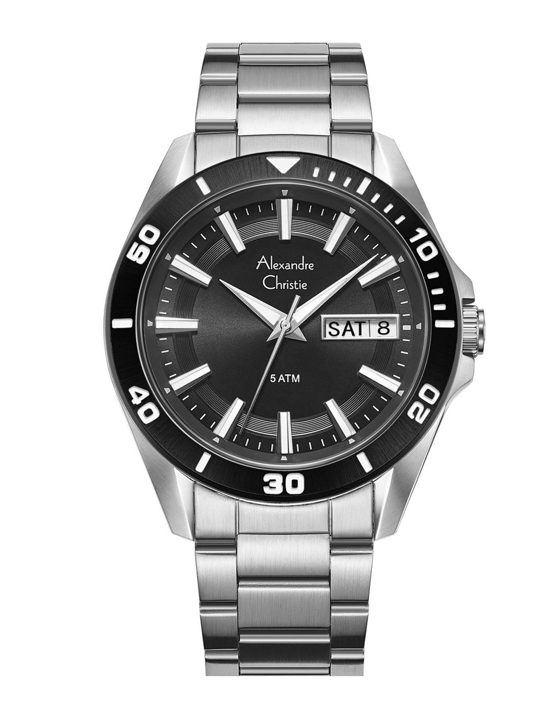 Alexandre Christie Men Dial & Stainless Steel Bracelet Style Straps Analogue Watch 6512MEBTBBA, Silver 
Alexandre Christie Men Dial & Stainless Steel Bracelet Style Straps Analogue Watch 6512MEBTBBA, Silver