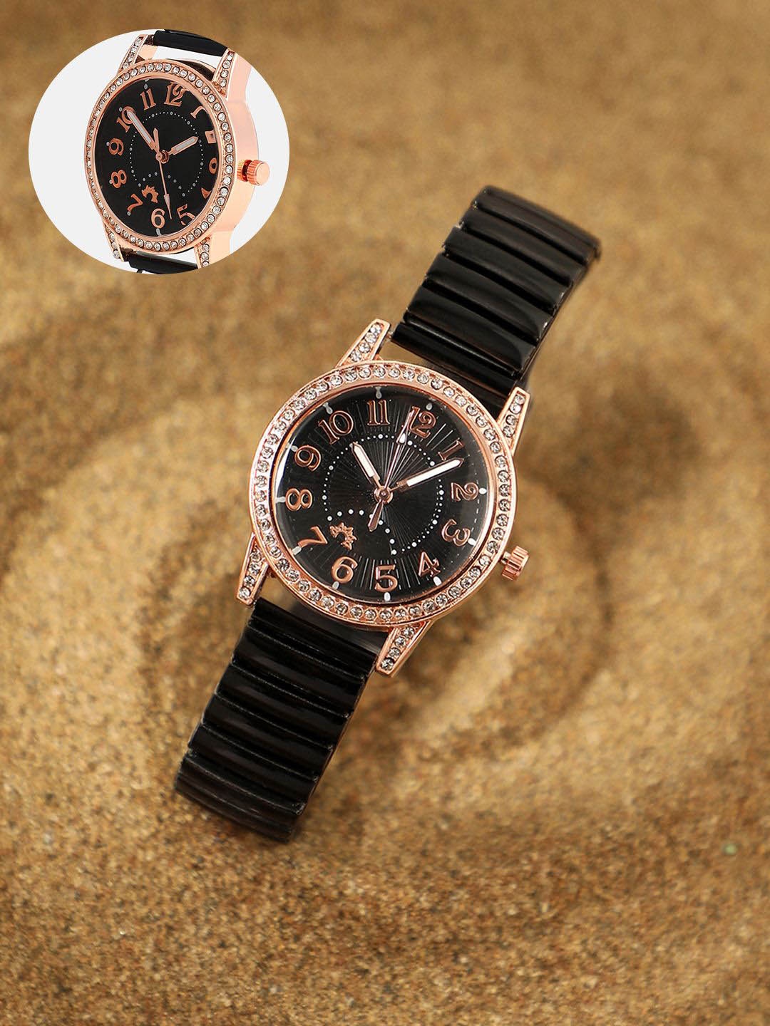 HAUTE SAUCE by Campus Sutra Women Embellished Dial & Stainless Steel Bracelet Style Straps Digital Watch, Black
HAUTE SAUCE by Campus Sutra Women Embellished Dial & Stainless Steel Bracelet Style Straps Digital Watch, Black