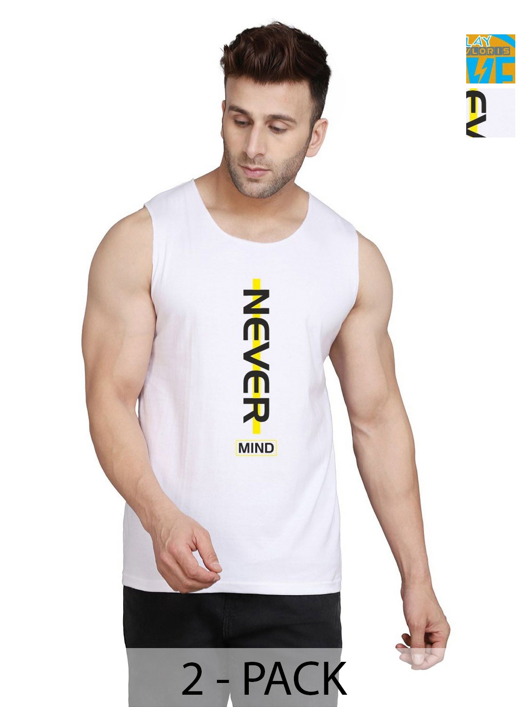 SLOWLORIS Men Pack Of 2 Typography Printed Round Neck Cotton Slim Fit T-shirts, Mustard
SLOWLORIS Men Pack Of 2 Typography Printed Round Neck Cotton Slim Fit T-shirts, Mustard