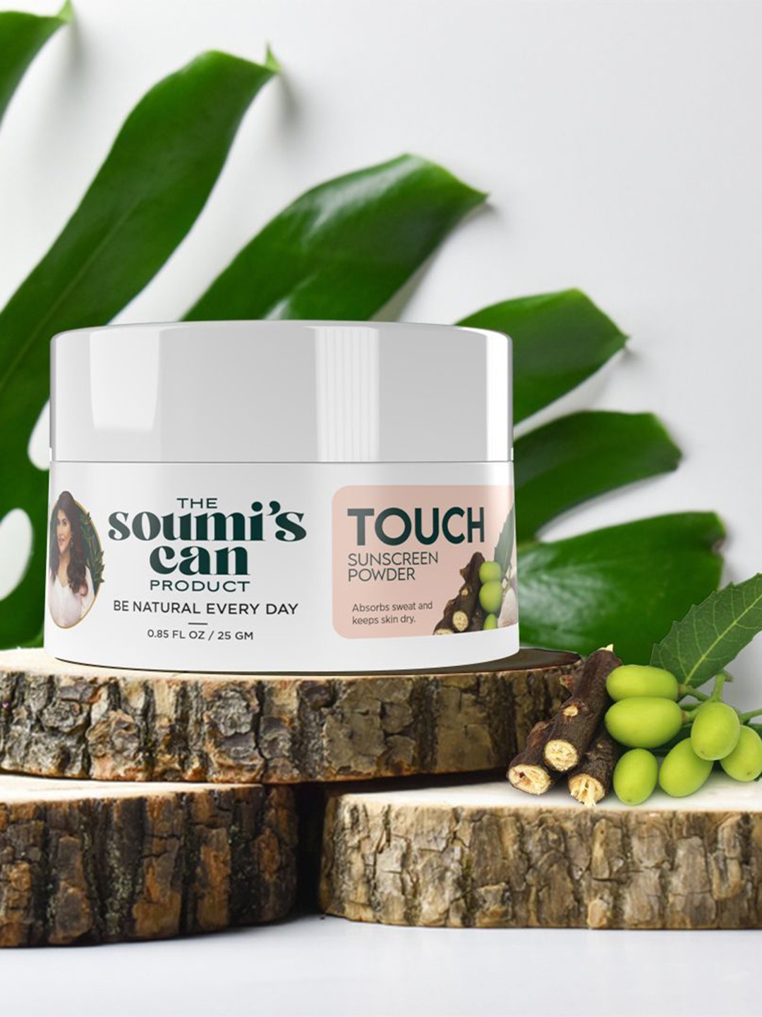 THE SOUMI'S CAN PRODUCT Set Of 2 Natural Everyday Touch Sunscreen Powder- 25g Each, White
THE SOUMI'S CAN PRODUCT Set Of 2 Natural Everyday Touch Sunscreen Powder- 25g Each, White