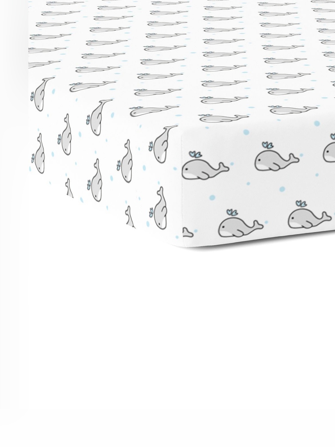 The White Cradle White & Black Conversational Printed Cotton Fitted 120 TC 2 Crib Bedsheet
The White Cradle White & Black Conversational Printed Cotton Fitted 120 TC 2 Crib Bedsheet