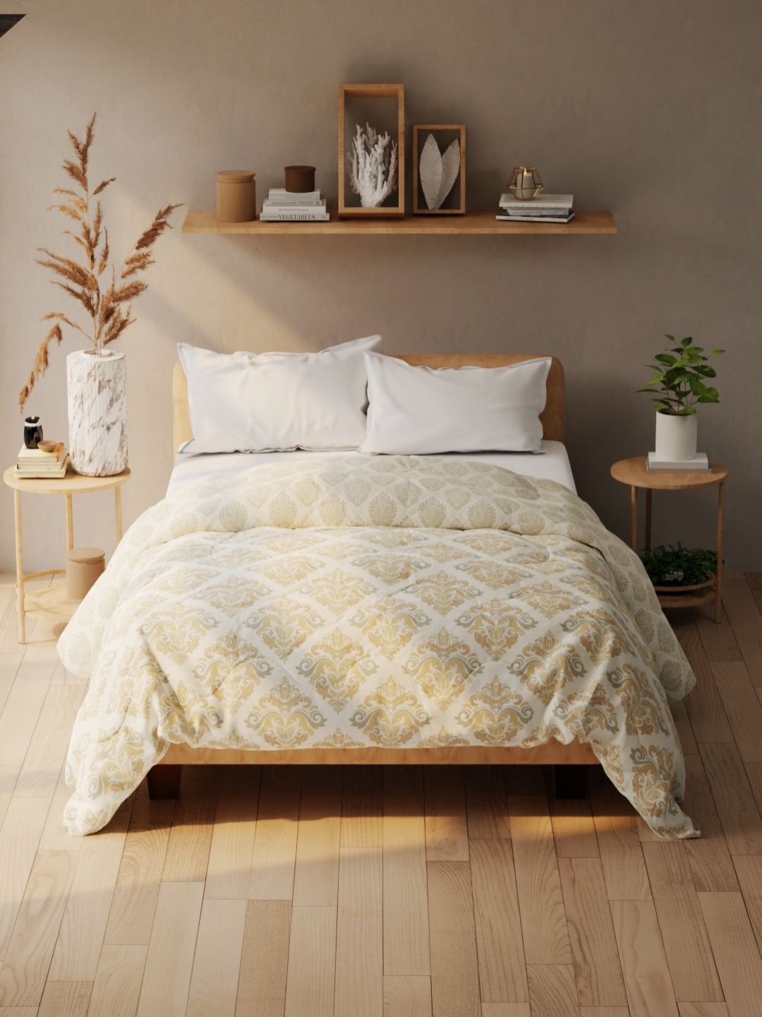 KOPA Yellow & White Ethnic Motifs Printed 120 GSM Microfiber AC Room Double Bed Comforter
KOPA Yellow & White Ethnic Motifs Printed 120 GSM Microfiber AC Room Double Bed Comforter