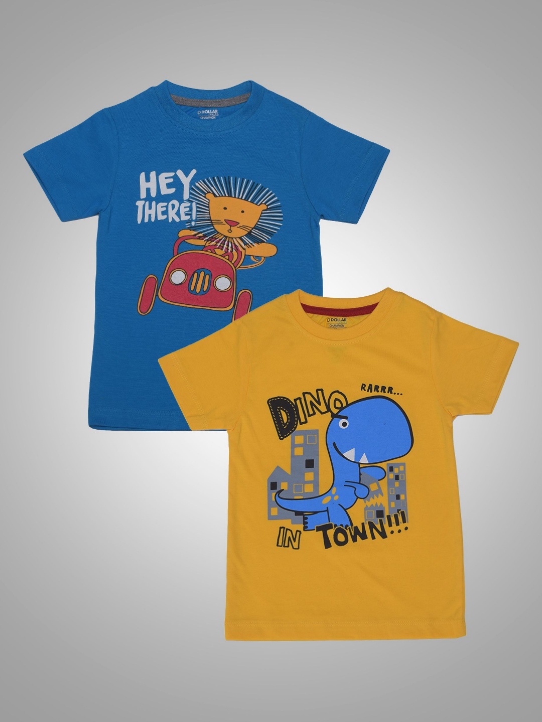 Dollar Champion Kidswear Boys Pack Of 2 Graphic Printed Round Neck Cotton T-Shirts, Multi
Dollar Champion Kidswear Boys Pack Of 2 Graphic Printed Round Neck Cotton T-Shirts, Multi