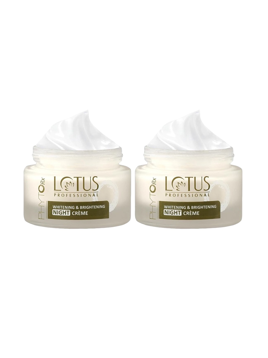 Lotus Professional Set Of 2 Whitening & Brightening Night Cream-50g Each, White
Lotus Professional Set Of 2 Whitening & Brightening Night Cream-50g Each, White