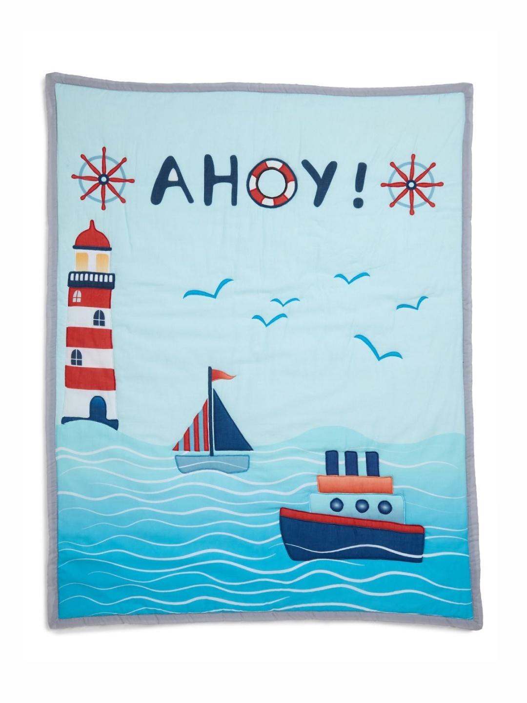 The White Cradle Blue & Red Yacht Printed Heavy Winter 110 GSM Cotton Single Bed Quilt
The White Cradle Blue & Red Yacht Printed Heavy Winter 110 GSM Cotton Single Bed Quilt