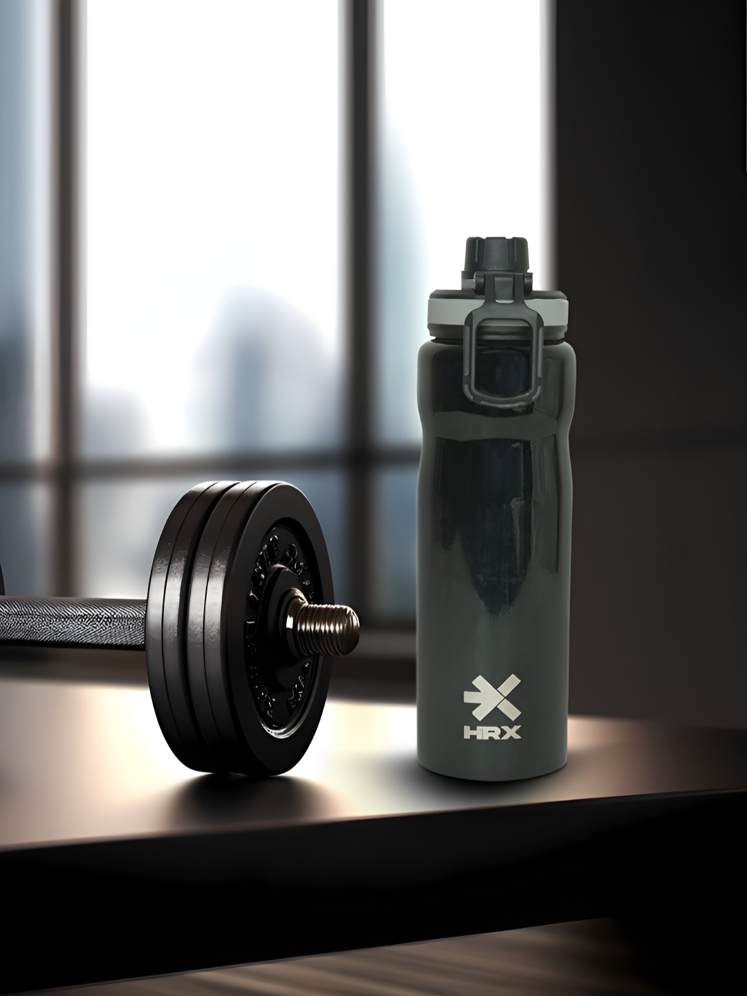 HRX by Hrithik Roshan Black Single Stainless Steel Single Wall Vacuum Water Bottle 1L
HRX by Hrithik Roshan Black Single Stainless Steel Single Wall Vacuum Water Bottle 1L