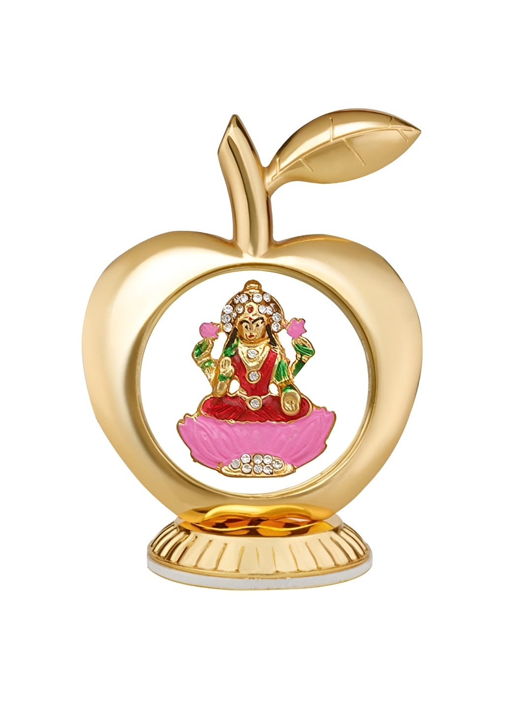 INTERNATIONAL GIFT Apple Shaped Laxmi Mata Idol Religious Car Dashboard Showpiece, Gold
INTERNATIONAL GIFT Apple Shaped Laxmi Mata Idol Religious Car Dashboard Showpiece, Gold