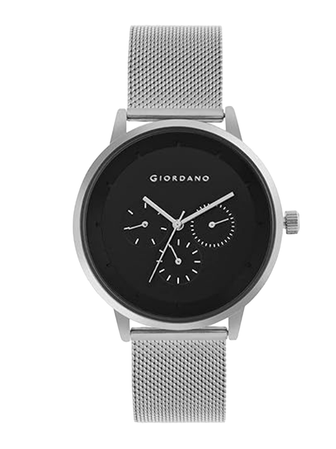 GIORDANO Men Dial & Stainless Steel Bracelet Style Straps Analogue Watch GZ-50005-11, Silver
GIORDANO Men Dial & Stainless Steel Bracelet Style Straps Analogue Watch GZ-50005-11, Silver