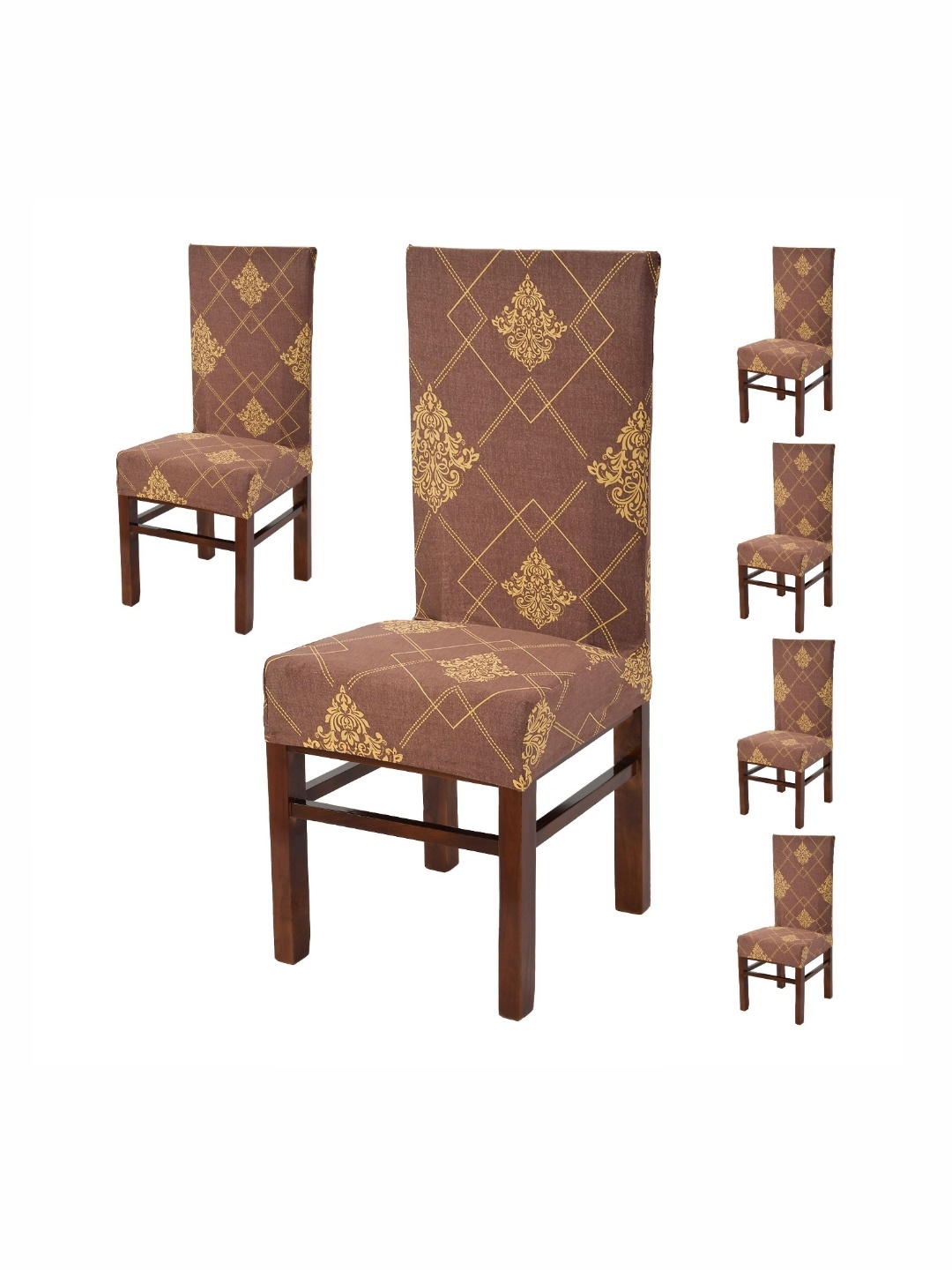 Yellow Weaves Brown & Yellow 6 Pieces Ethnic Motifs Printed Stretchable Chair Cover
Yellow Weaves Brown & Yellow 6 Pieces Ethnic Motifs Printed Stretchable Chair Cover