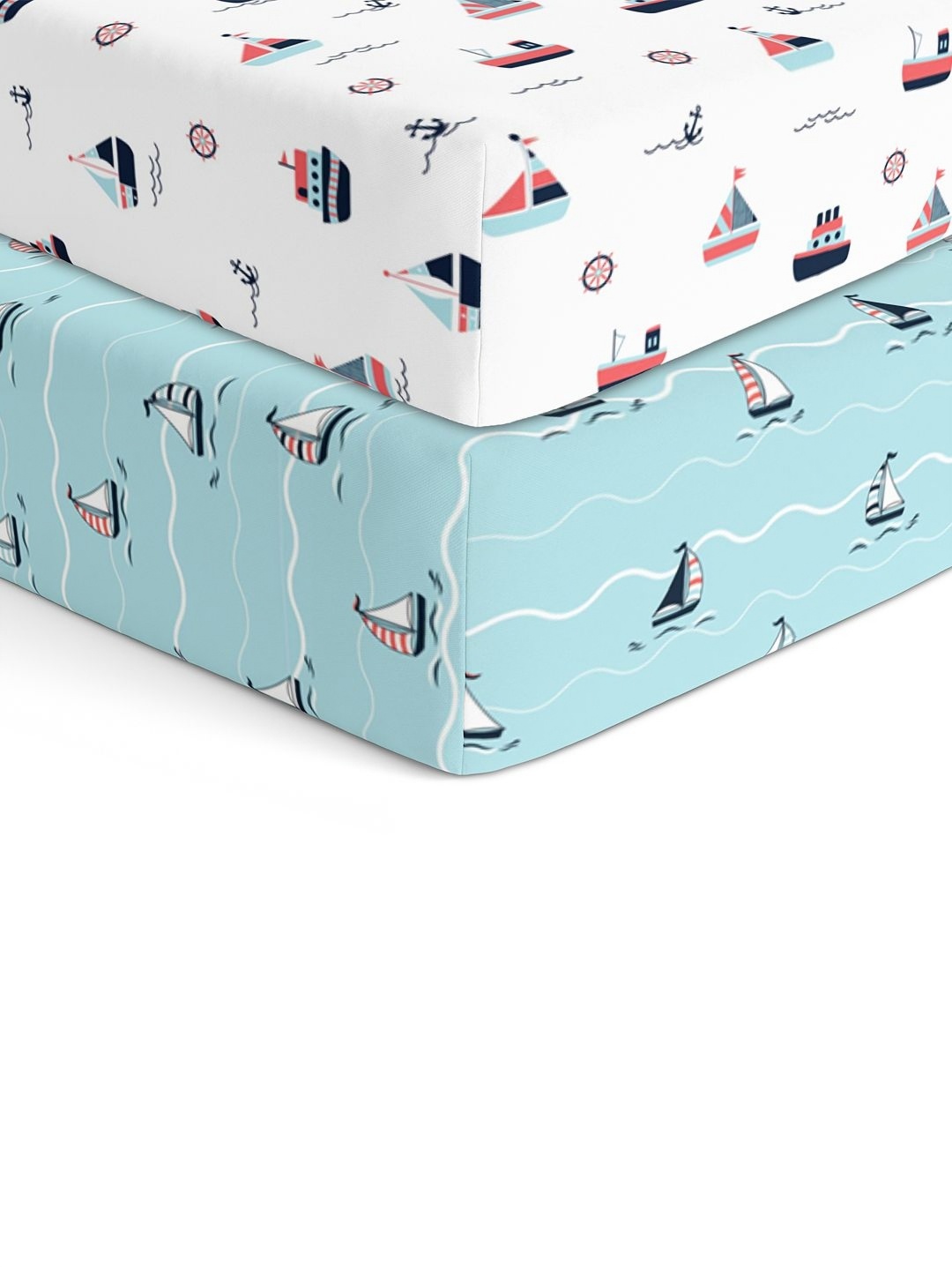 The White Cradle 2 Pieces White Geometric Printed Cotton Fitted 120 TC Crib Bedsheets
The White Cradle 2 Pieces White Geometric Printed Cotton Fitted 120 TC Crib Bedsheets