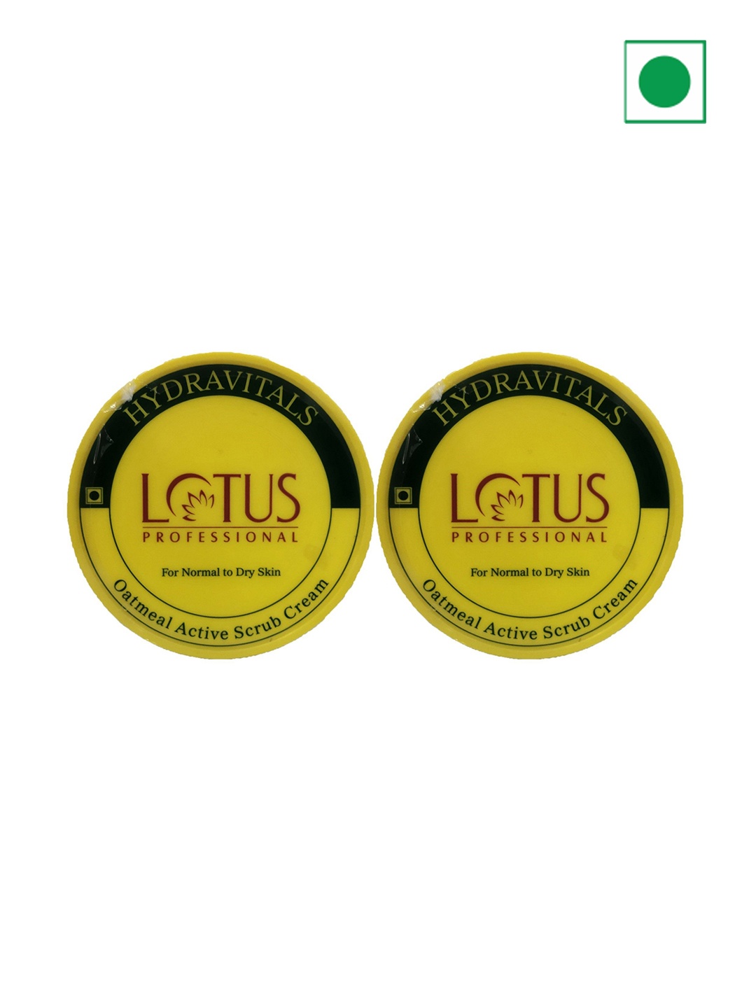 Lotus Professional Hydravitals Set Of 2 Oatmeal Active Scrub Cream-260g Each, Yellow
Lotus Professional Hydravitals Set Of 2 Oatmeal Active Scrub Cream-260g Each, Yellow