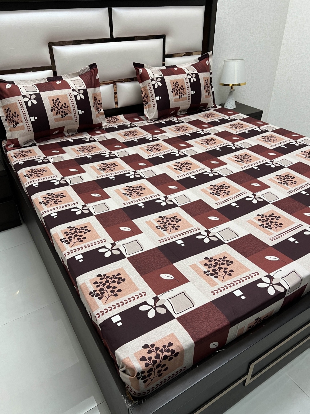 Pure Decor Passion Fur Brown Floral 300 TC Cotton Queen Bedsheet with 2 Pillow Covers
Pure Decor Passion Fur Brown Floral 300 TC Cotton Queen Bedsheet with 2 Pillow Covers