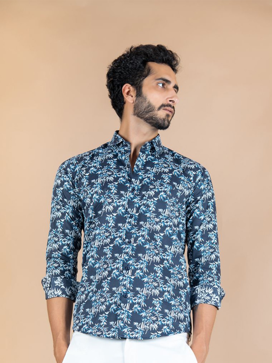 Tistabene Men Standard Spread Collar Floral Printed Cotton Casual Shirt, Navy blue
Tistabene Men Standard Spread Collar Floral Printed Cotton Casual Shirt, Navy blue
