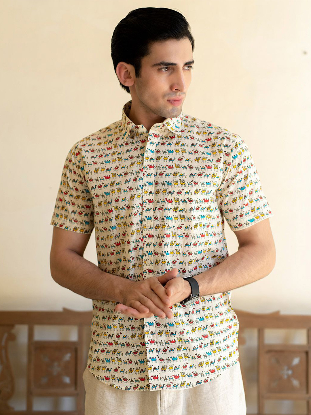Tistabene Men Standard Spread Collar Conversational Printed Cotton Casual Shirt, Multi
Tistabene Men Standard Spread Collar Conversational Printed Cotton Casual Shirt, Multi
