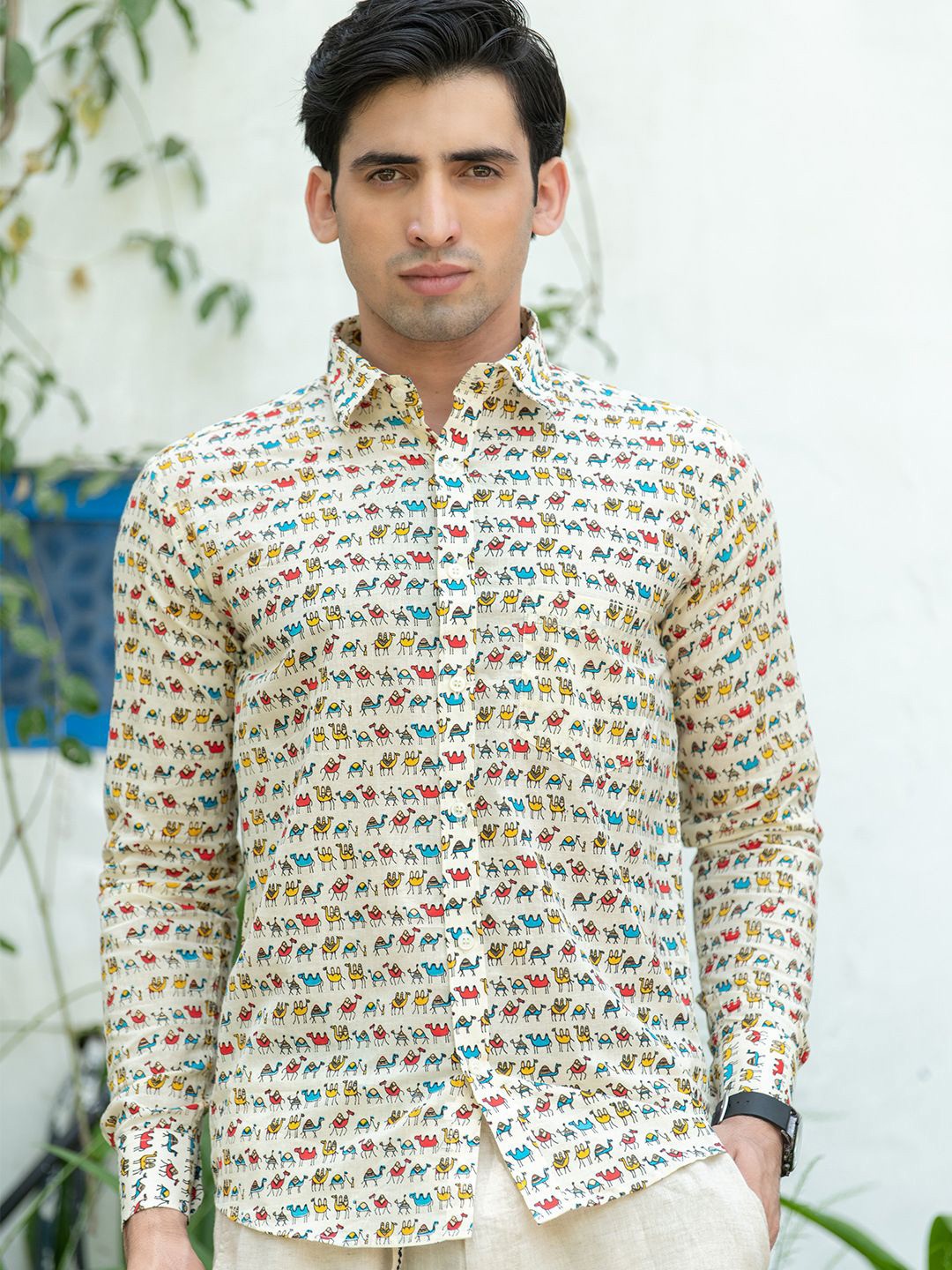 Tistabene Men Standard Spread Collar Conversational Printed Cotton Casual Shirt, Off white
Tistabene Men Standard Spread Collar Conversational Printed Cotton Casual Shirt, Off white