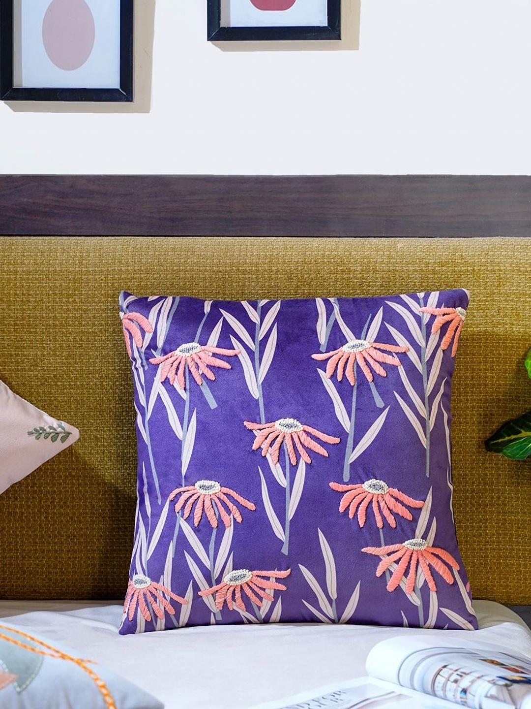 Mid July Home Moonlight Purple & Pink Floral Embroidered Velvet Square Cushion Cover
Mid July Home Moonlight Purple & Pink Floral Embroidered Velvet Square Cushion Cover