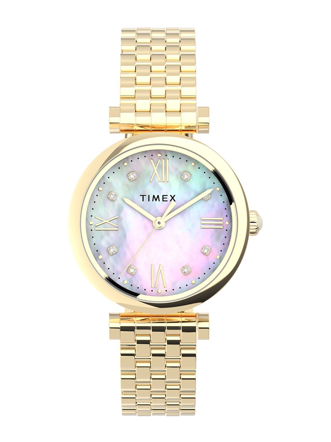 Timex Women Brass Printed Dial & Stainless Steel Straps Analogue Watch TW2T78900UJ, Multi
Timex Women Brass Printed Dial & Stainless Steel Straps Analogue Watch TW2T78900UJ, Multi