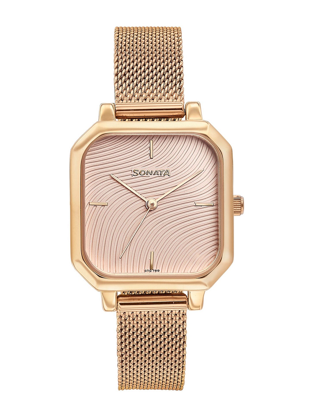 Sonata Women Brass Embellished Dial & Stainless Steel Straps Analogue Watch 87072WM02, Pink
Sonata Women Brass Embellished Dial & Stainless Steel Straps Analogue Watch 87072WM02, Pink