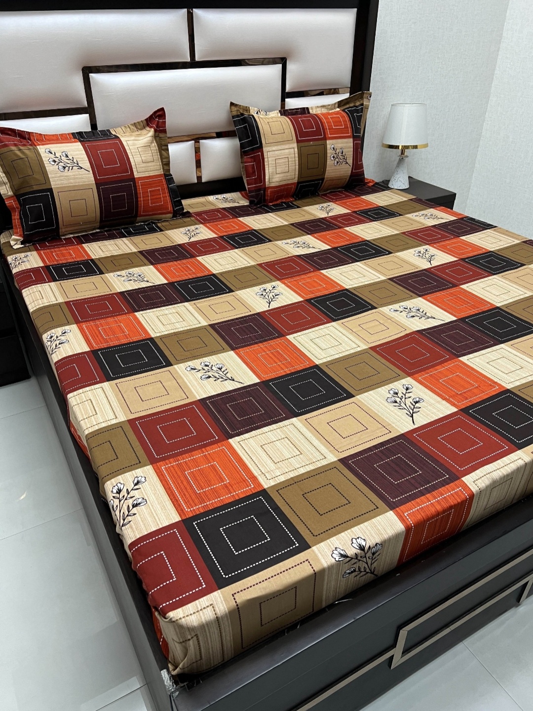 Pure Decor Passion Fur Beige & Black Floral 260 TC Queen Bedsheet With 2 Pillow Covers
Pure Decor Passion Fur Beige & Black Floral 260 TC Queen Bedsheet With 2 Pillow Covers