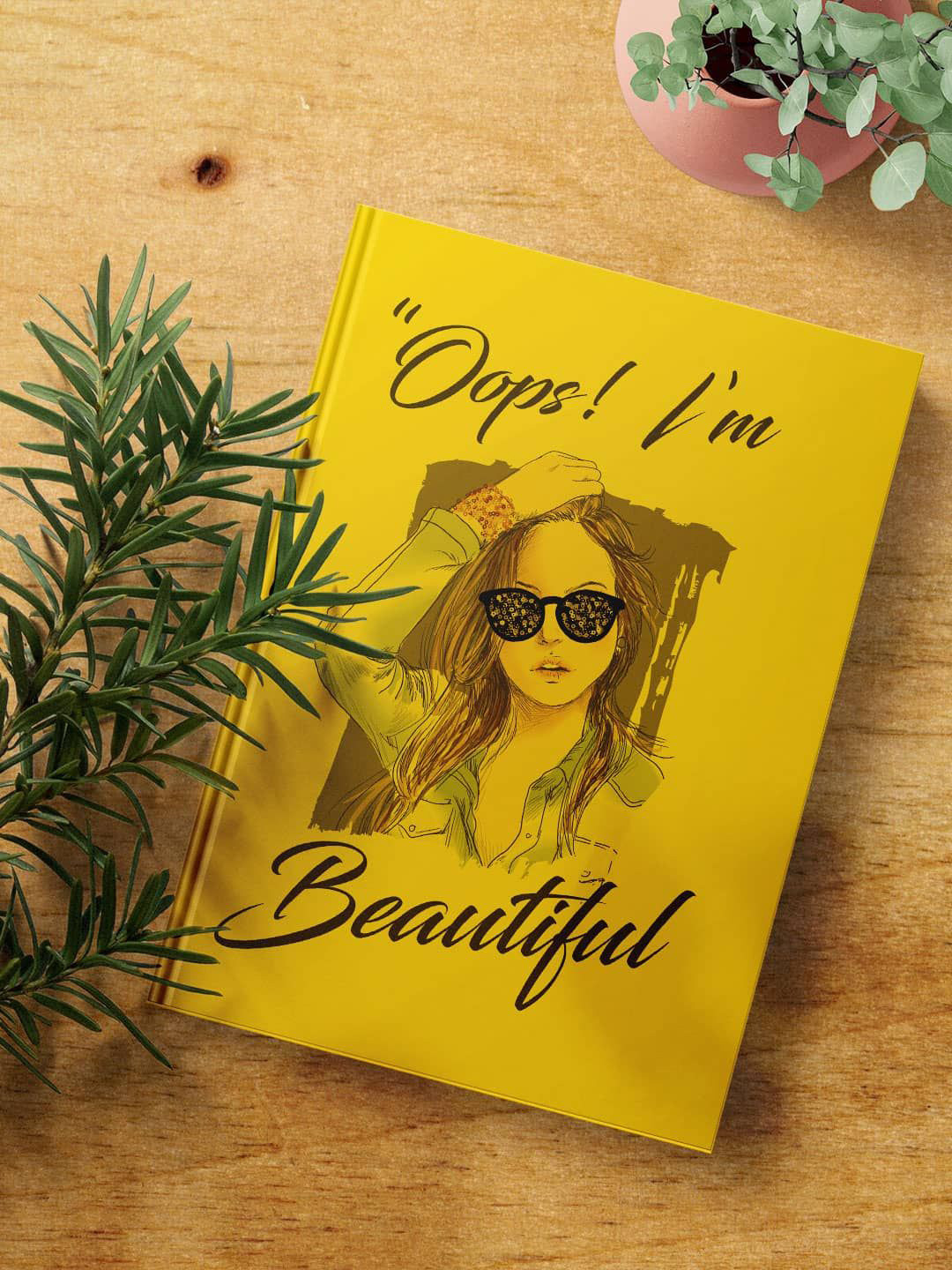 macmerise Self Design A5 Ruled Notebook, Mustard 
macmerise Self Design A5 Ruled Notebook, Mustard