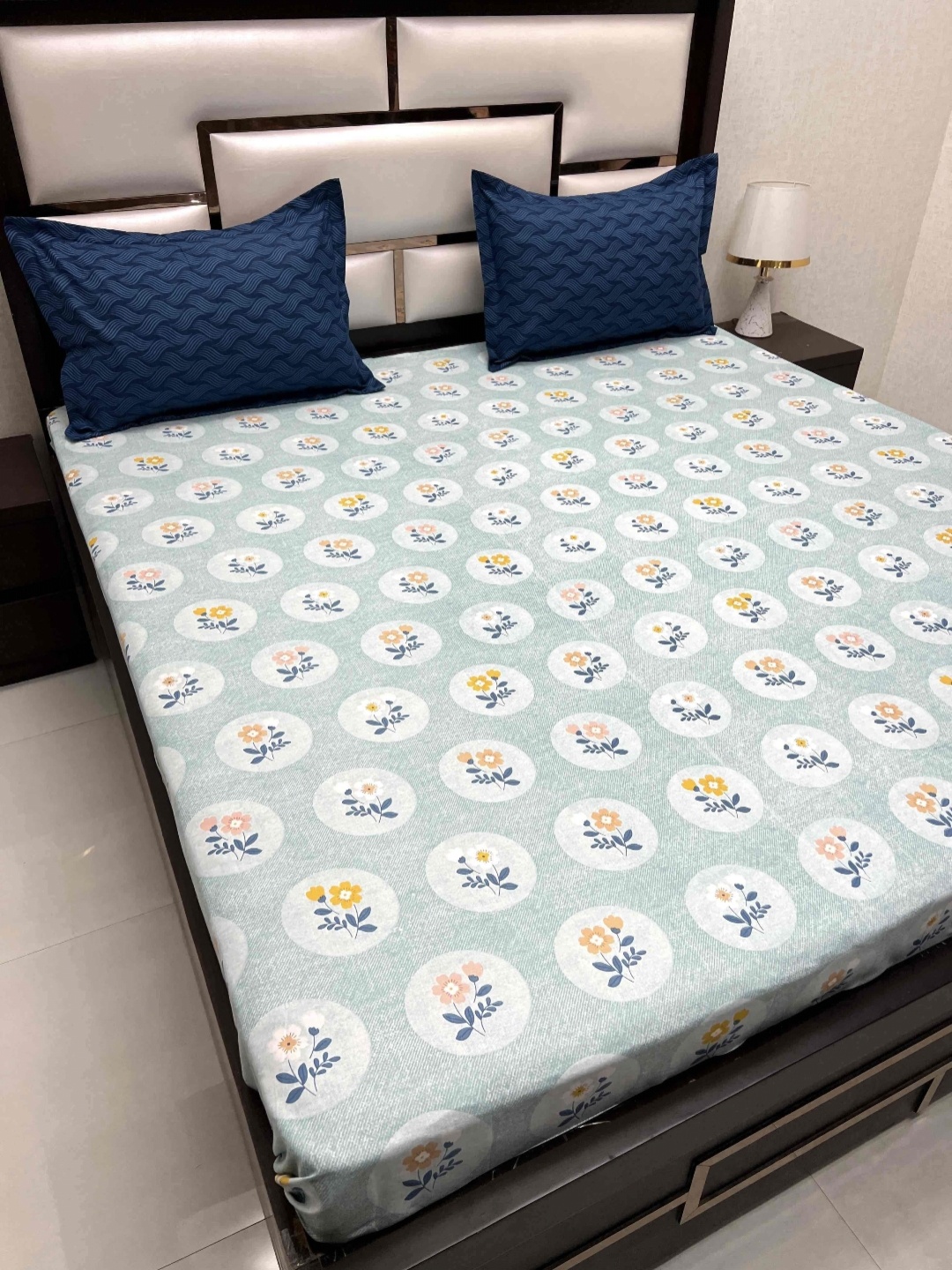 Pure Decor King Size Double Bed Bedsheet With 2 Pillow Covers 108in X 108in,274cm X 274cms, Blue
Pure Decor King Size Double Bed Bedsheet With 2 Pillow Covers 108in X 108in,274cm X 274cms, Blue