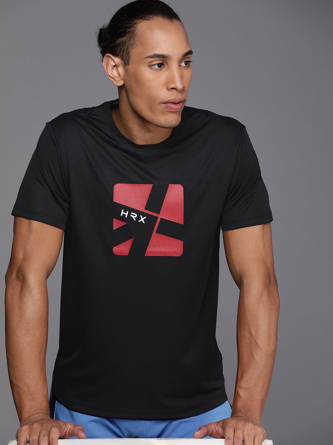 HRX by Hrithik Roshan Brand Logo Printed Rapid-Dry Antimicrobial Training T-shirt, Black
HRX by Hrithik Roshan Brand Logo Printed Rapid-Dry Antimicrobial Training T-shirt, Black