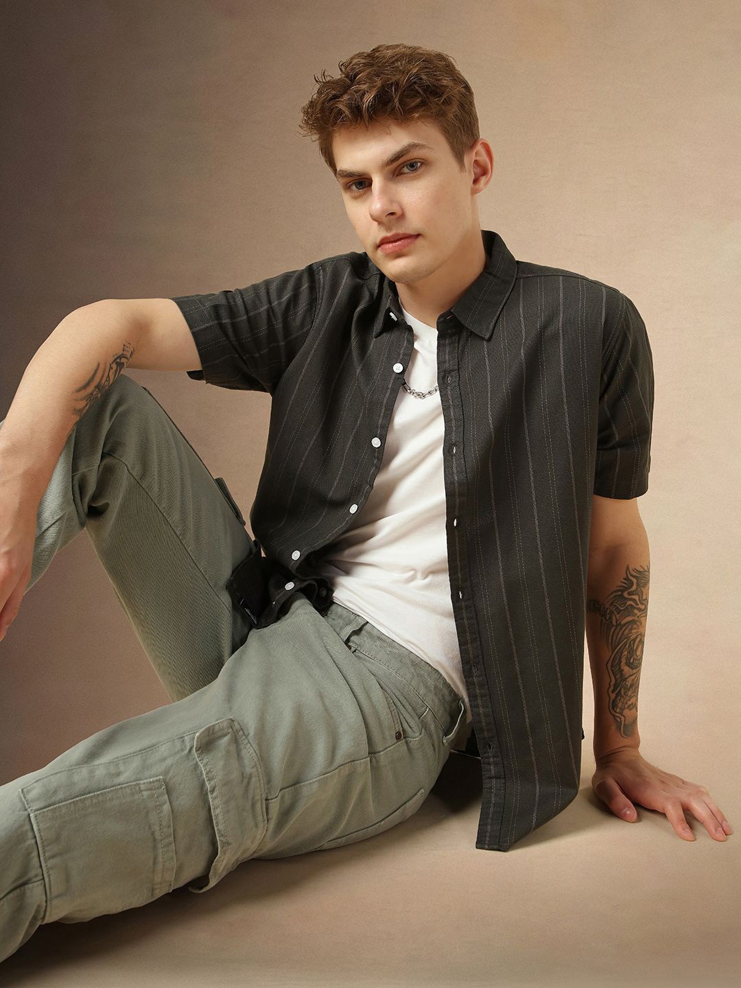 Dennis Lingo Smart Relaxed Fit Vertical Striped Dobby Weave Casual Shirt, Green
Dennis Lingo Smart Relaxed Fit Vertical Striped Dobby Weave Casual Shirt, Green