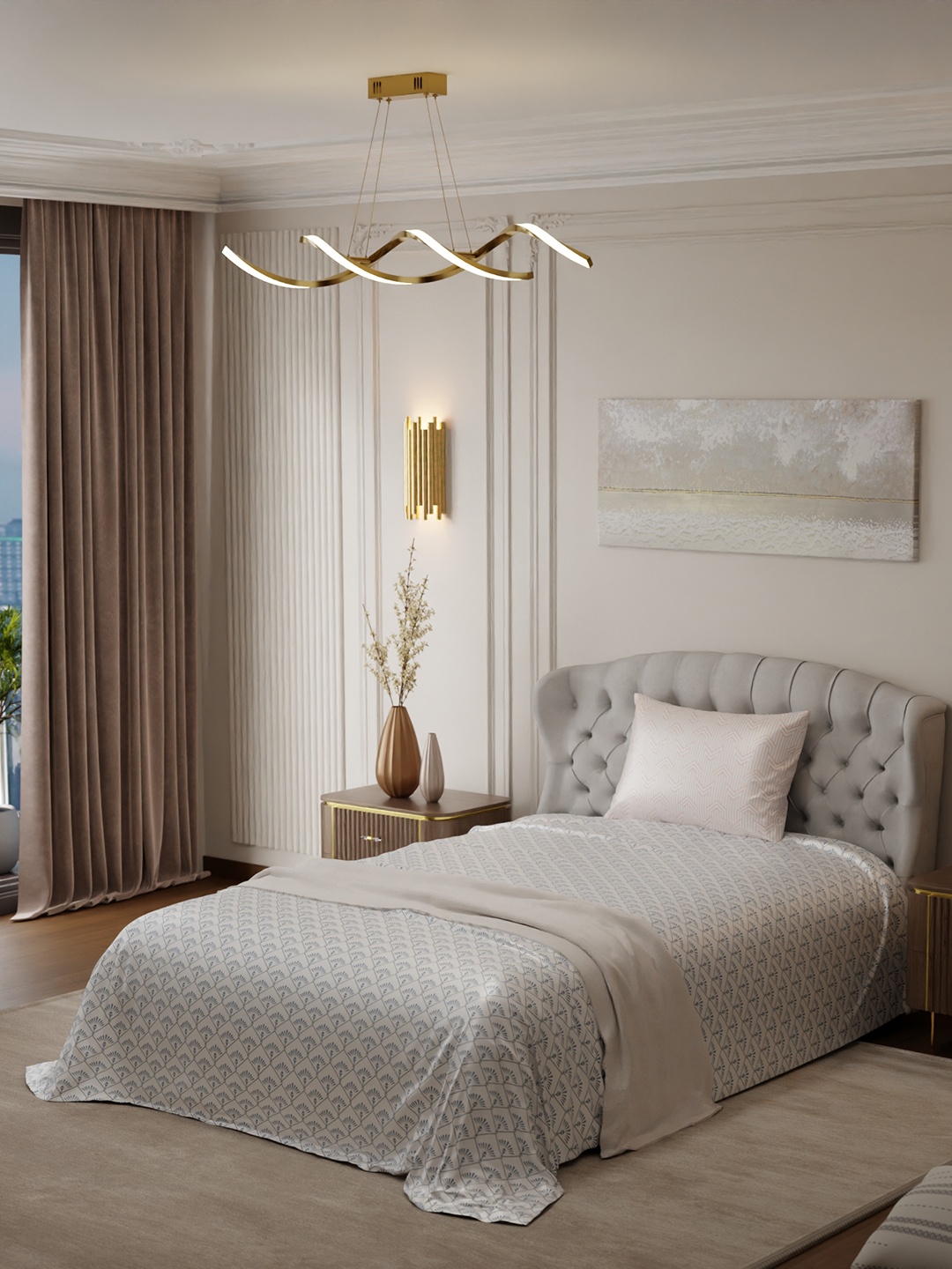 Stoa Paris Blue Off White Geometric 300 TC Single Satin Bedsheet with 1 Pillow Covers
Stoa Paris Blue Off White Geometric 300 TC Single Satin Bedsheet with 1 Pillow Covers