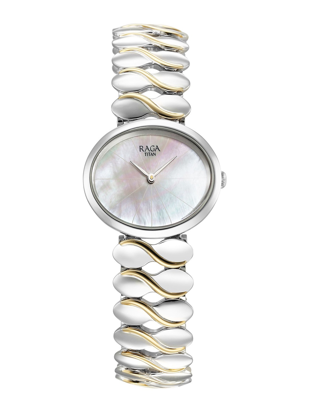 Titan Women Mother of Pearl Dial & Bracelet Style Straps Analogue Watch 95219VM01, White
Titan Women Mother of Pearl Dial & Bracelet Style Straps Analogue Watch 95219VM01, White