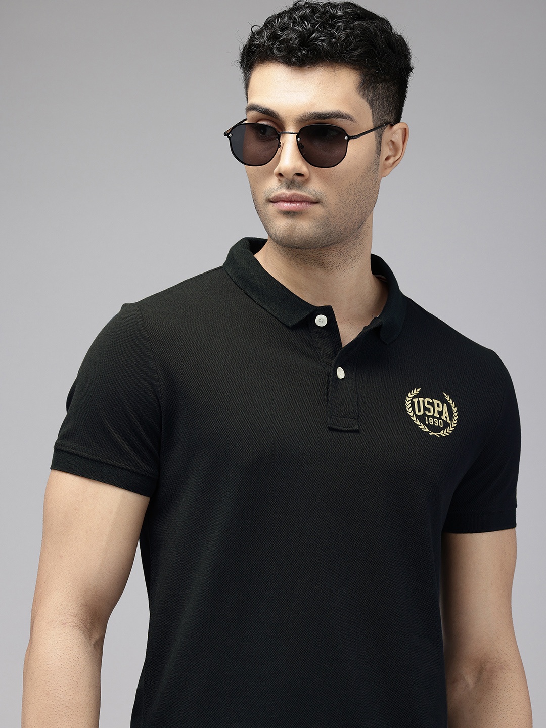 U.S. Polo Assn. Denim Co. Brand Logo Printed Polo Collar Pure Cotton Slim Fit T-shirt, Navy blue
U.S. Polo Assn. Denim Co. Brand Logo Printed Polo Collar Pure Cotton Slim Fit T-shirt, Navy blue