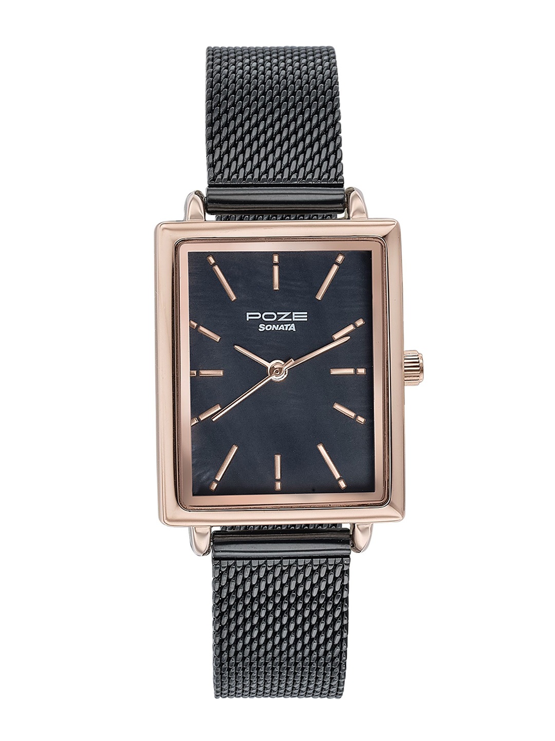 Sonata Women Printed Dial & Bracelet Style Straps Analogue Watch SP80079KM01WF, Black
Sonata Women Printed Dial & Bracelet Style Straps Analogue Watch SP80079KM01WF, Black