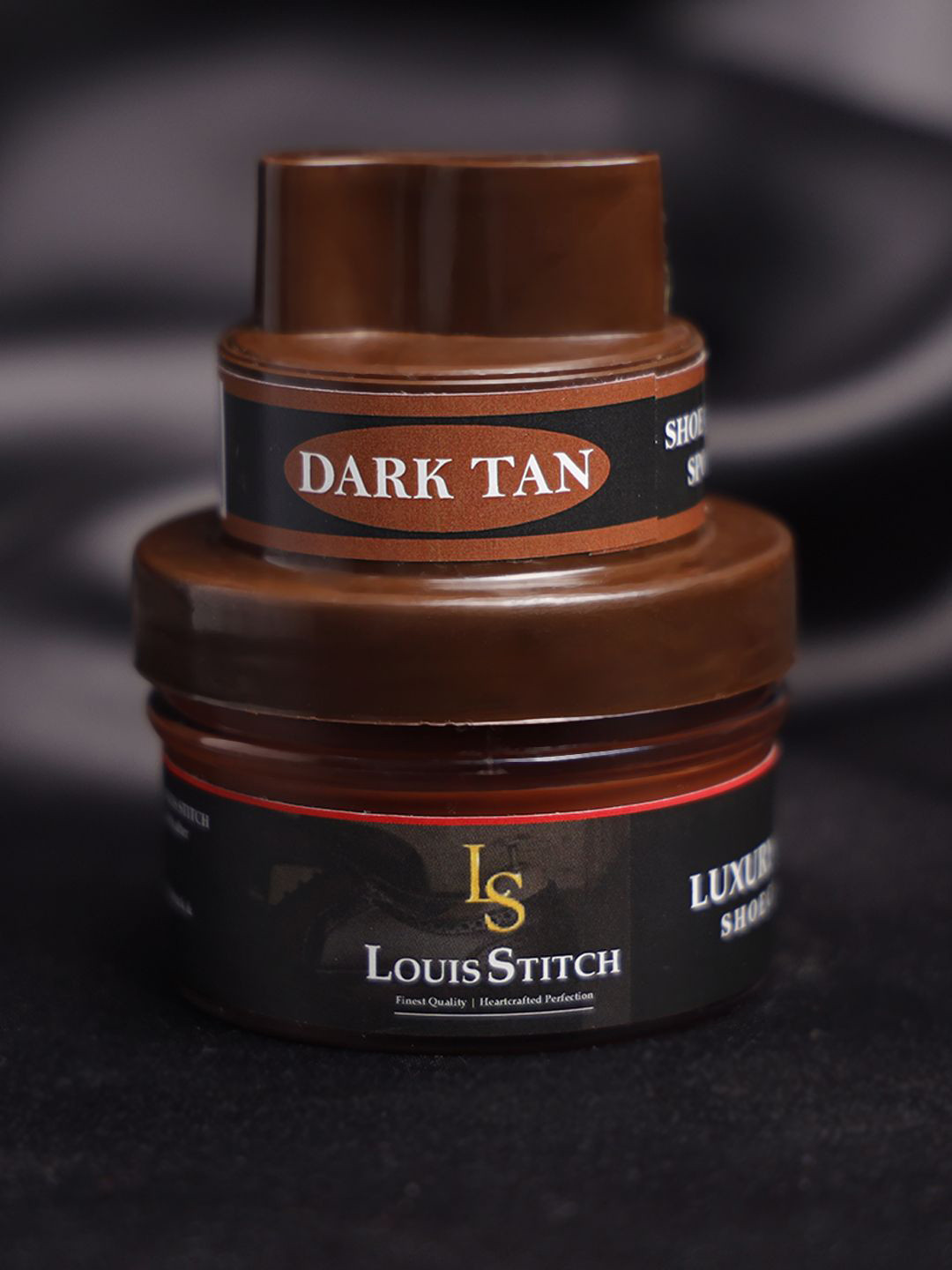 LOUIS STITCH Shoe Cream With Applicator, Tan 
LOUIS STITCH Shoe Cream With Applicator, Tan