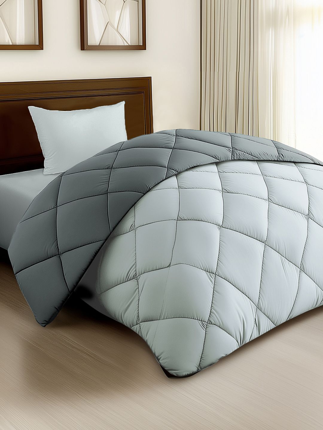 Story@home Grey & Melange Solid Reversible 240 GSM Heavy Winter Single Bed Comforter
Story@home Grey & Melange Solid Reversible 240 GSM Heavy Winter Single Bed Comforter